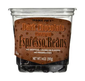 Trader Joe's Dark Chocolate Covered Espresso Beans